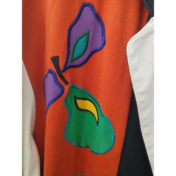 I.B. Diffusion VINTAGE 80’s Multicolor Color Block Blazer Pockets Relaxed Fit  L - Picture 2 of 14